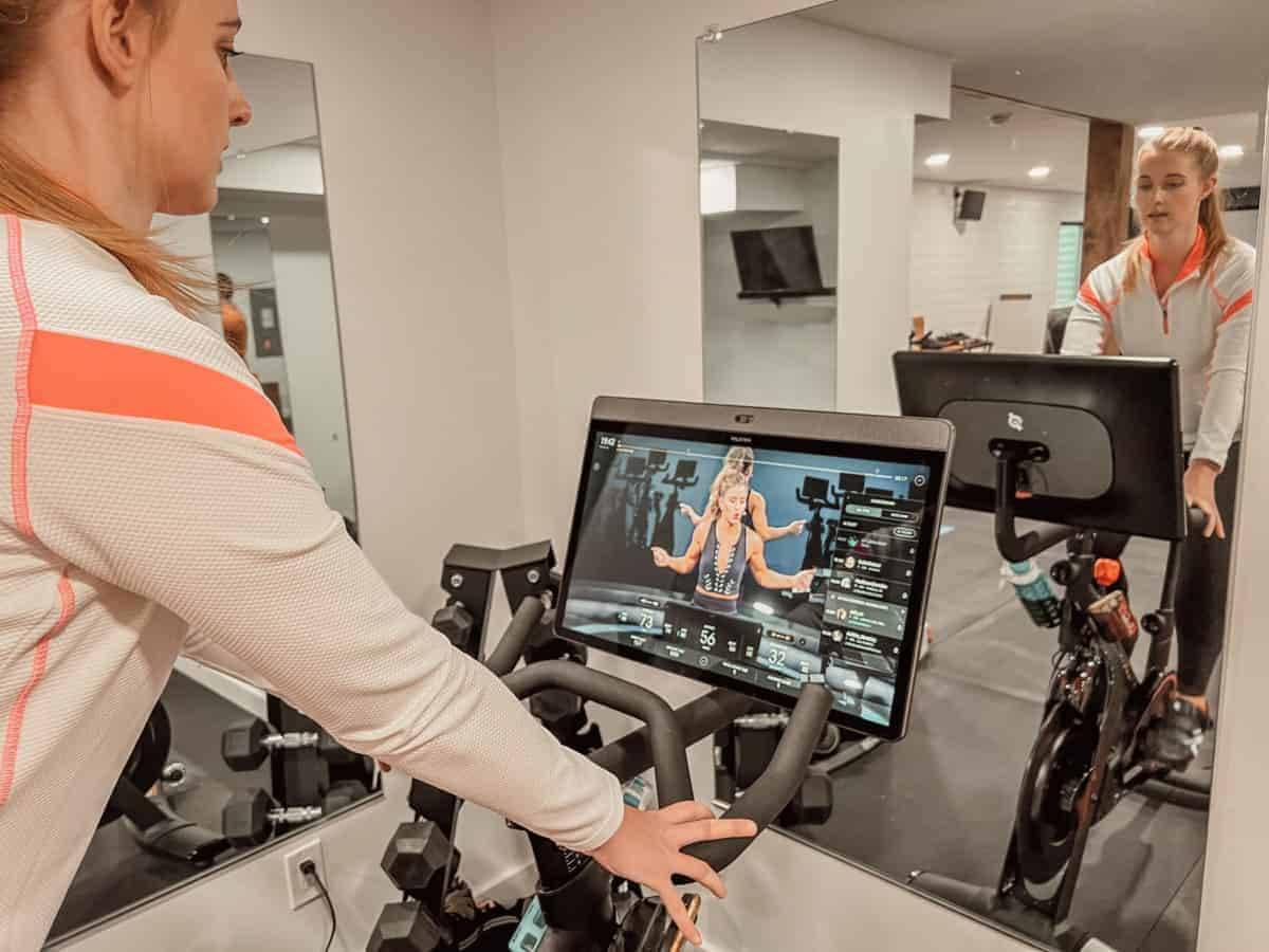 Where do you Plug in the Power Cord On A Peloton Bike