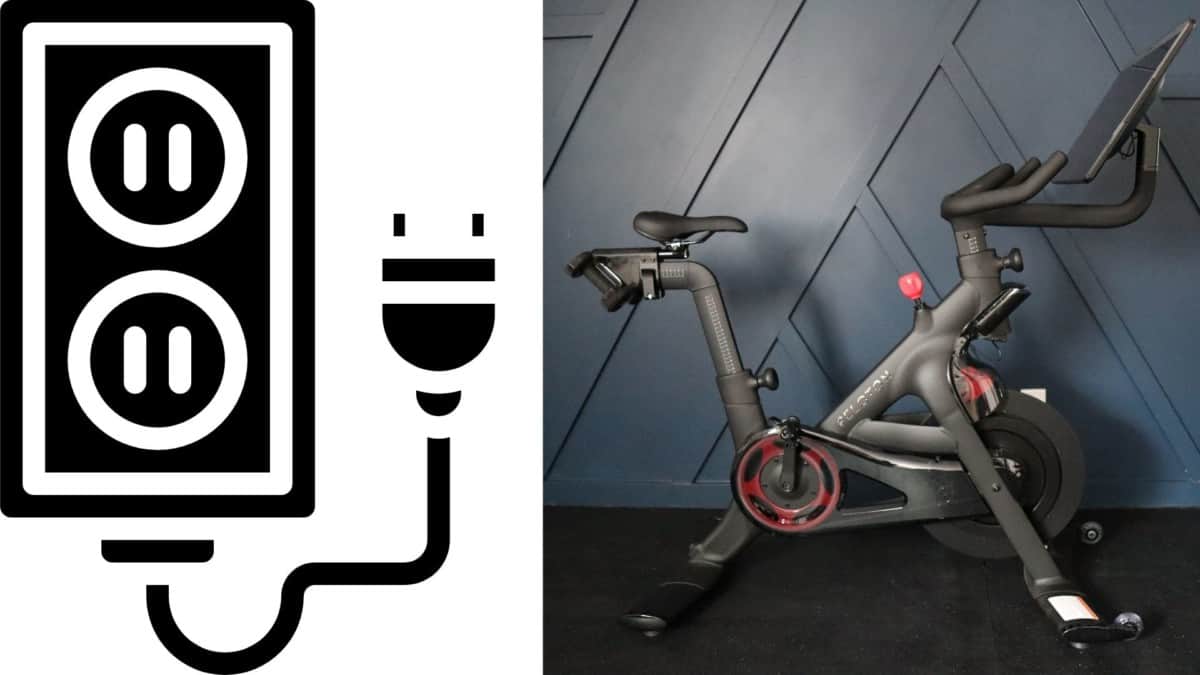 Where do you Plug in the Power Cord On A Peloton Bike