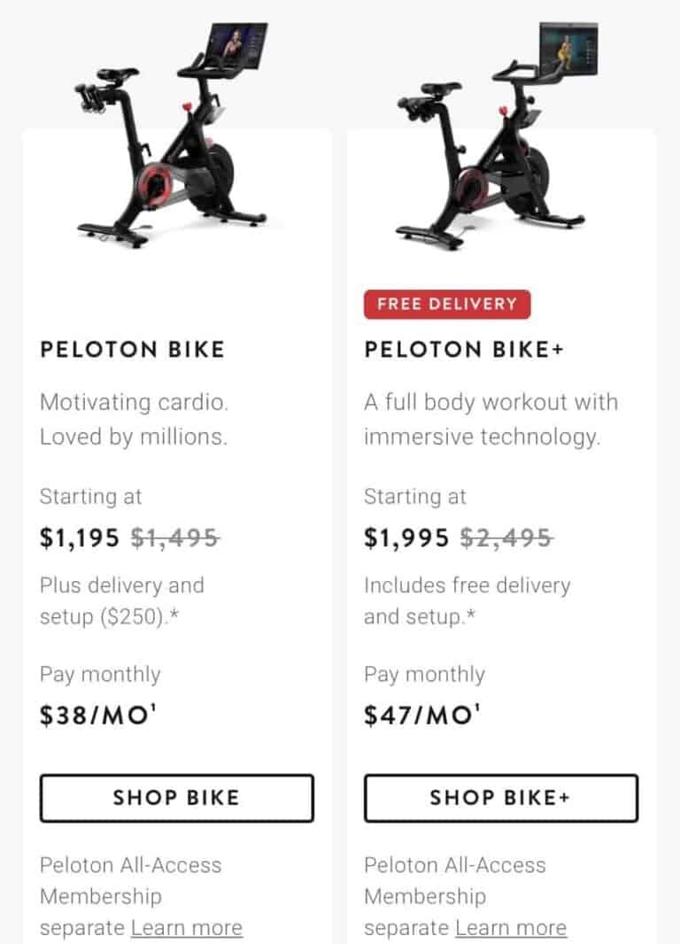Here's The Major Differences Between Generation 1 And 2 Peloton Bike