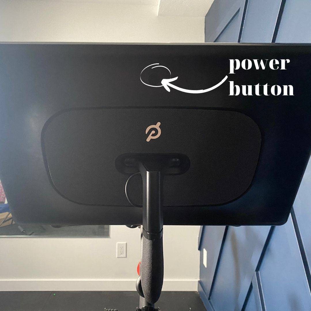 What is the best way to turn Off A Peloton Bike Screen